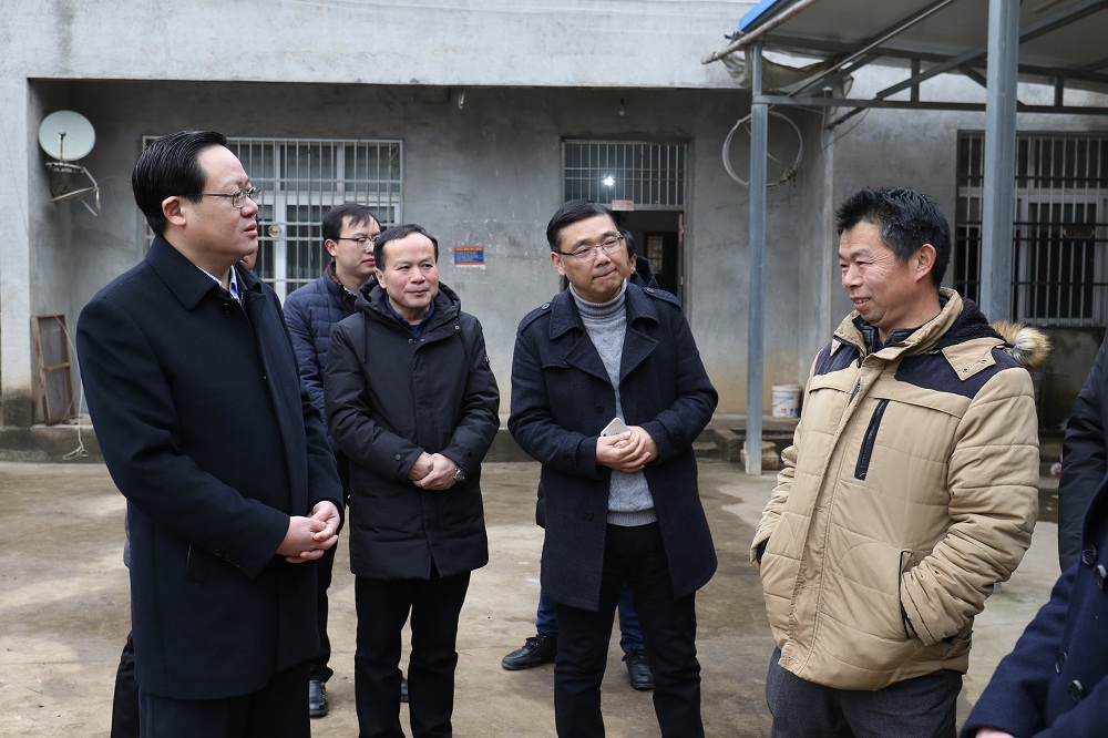 刘启华深入新市调研扶贫脱贫工作