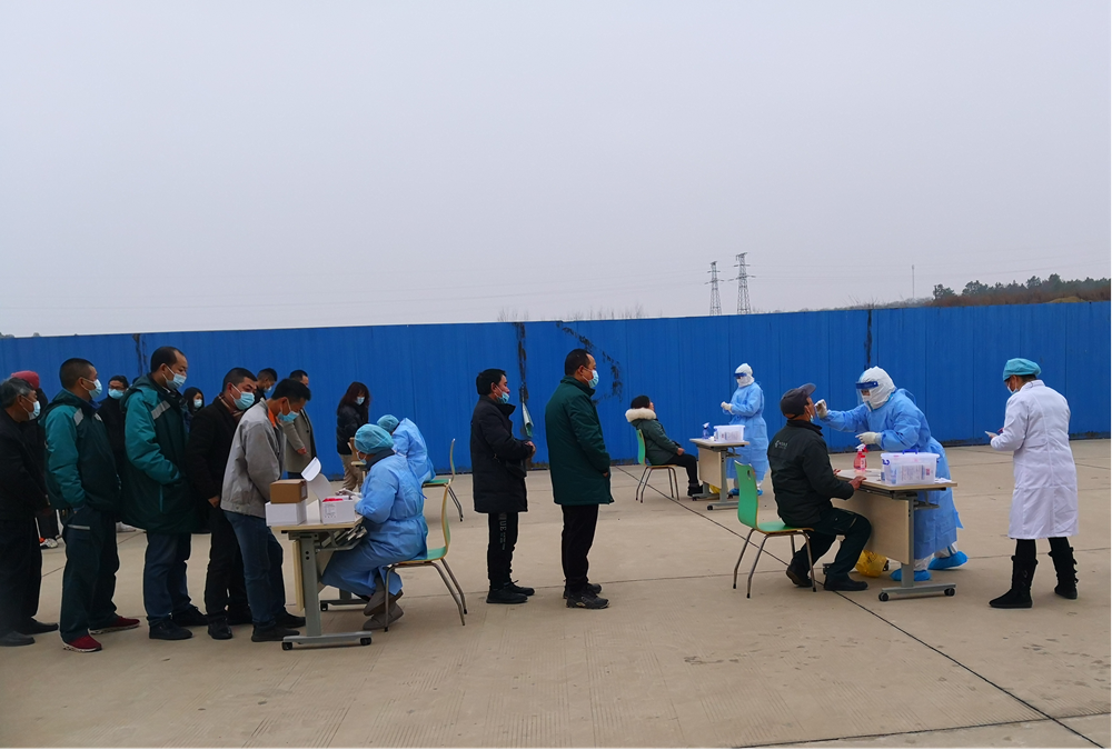 我市311名物流寄递员接受核酸检测