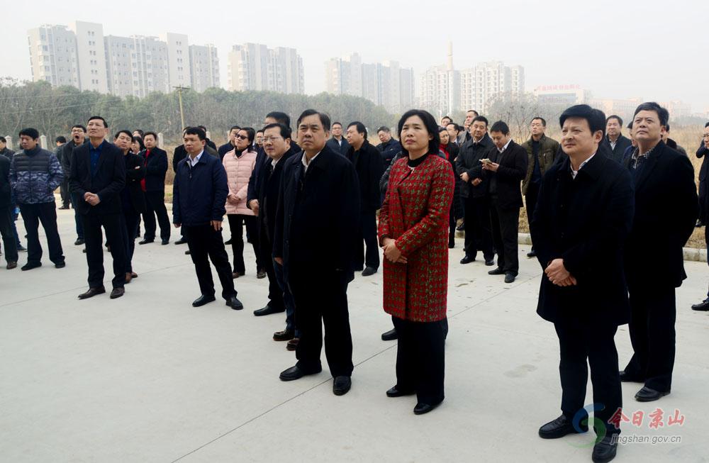 市委书记别必雄,市委副书记,市长张依涛带队观摩我县一批重点项目